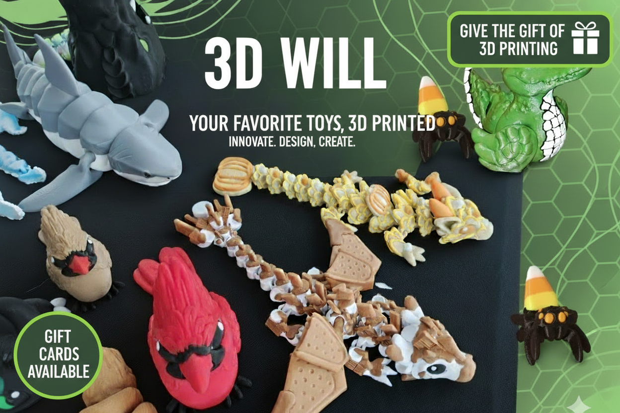 3D Will gift card
