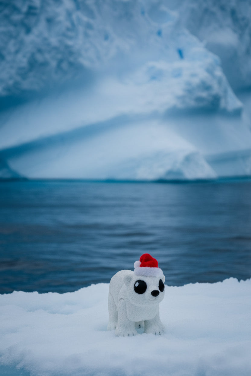 Mini Christmas polar bear