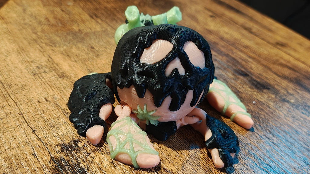 Glow in the dark poisonous apple turtle