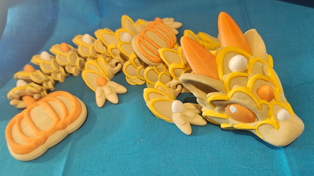 Pumpkin spice sugar cookie dragon