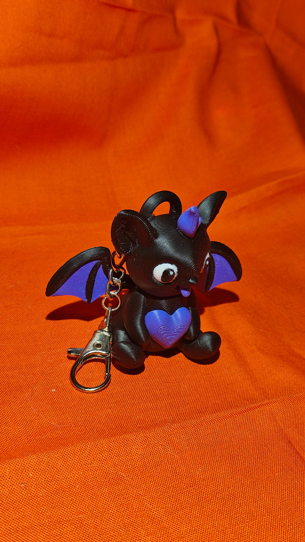 Bat creature keychain