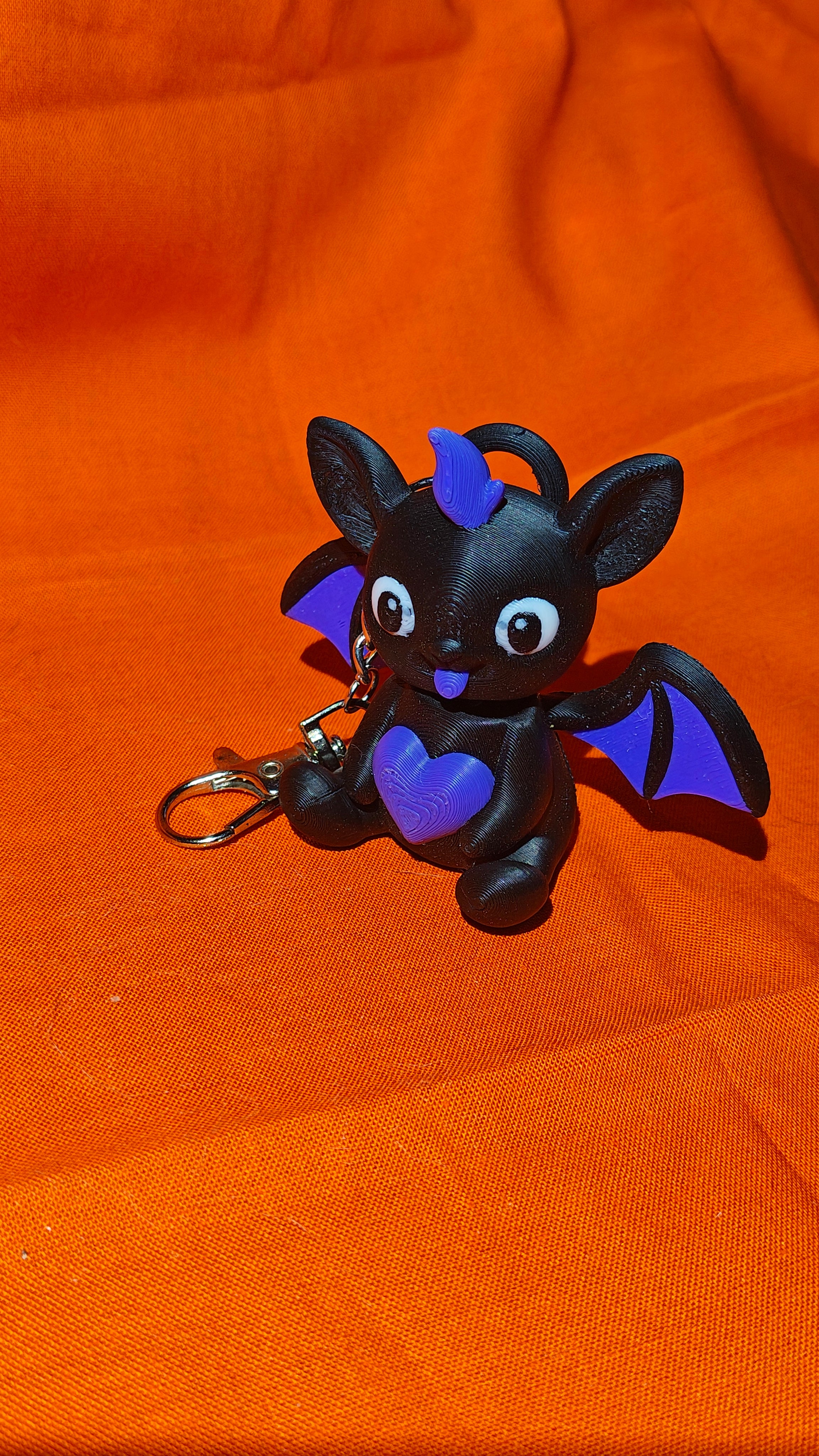 Bat creature keychain