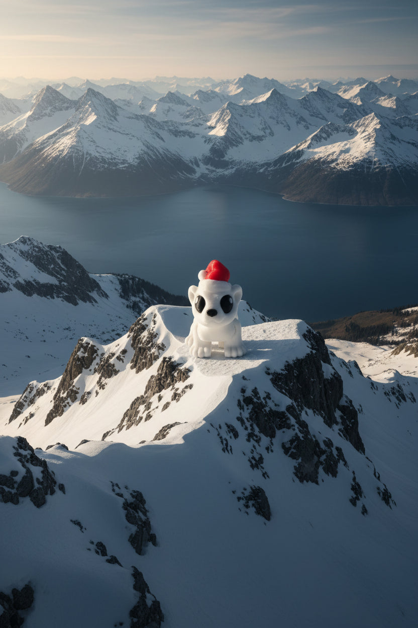 Mini Christmas polar bear