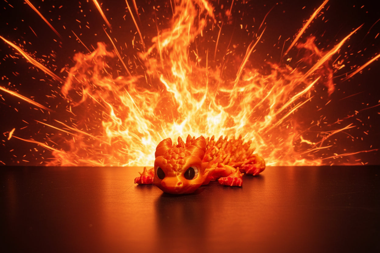 Baby spiky dragon