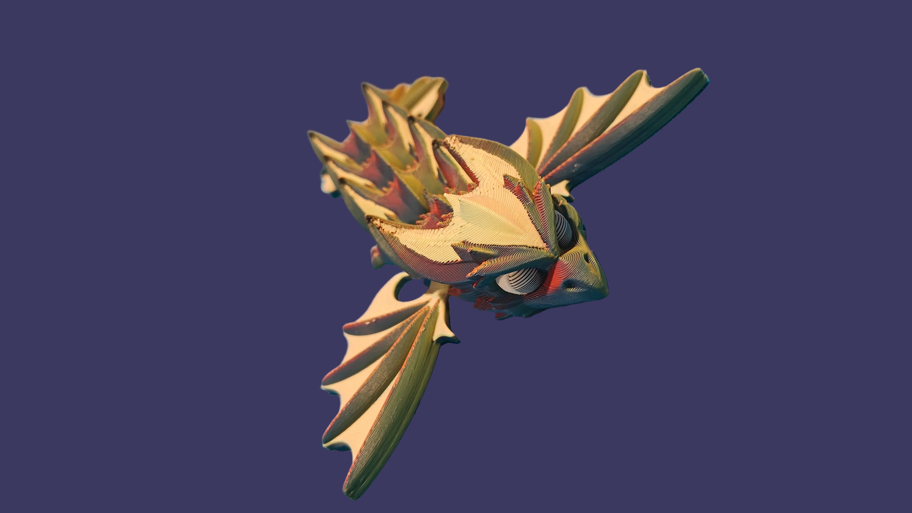 Articulated winged dragons