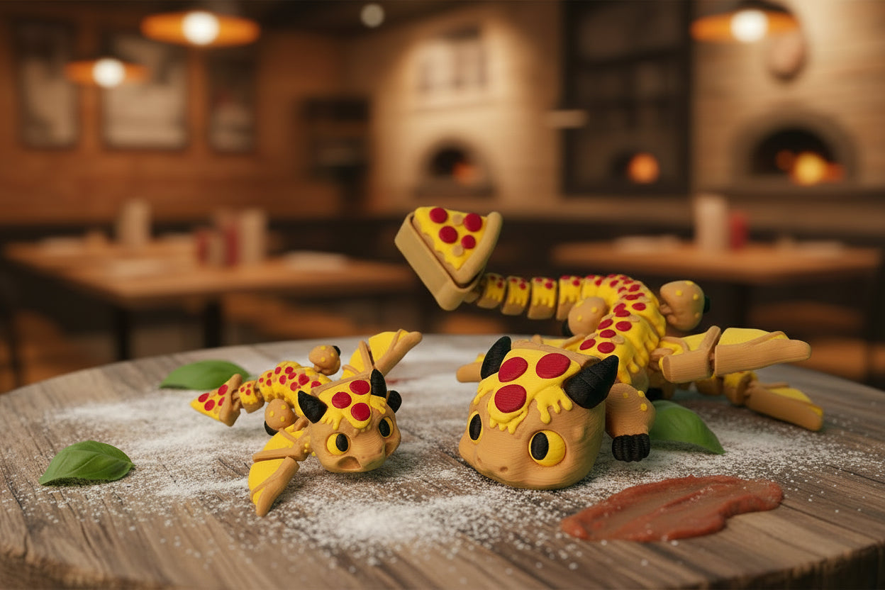 Pizza fidget companion Clicker